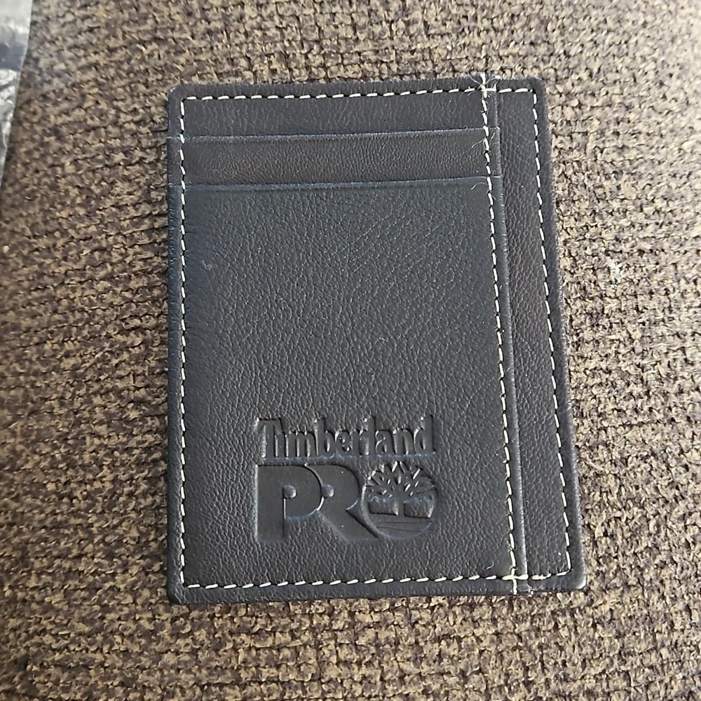 Timberland Pro Men's Leather Front Pocket Wallet / New in package